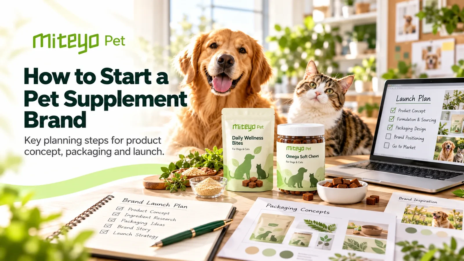 What to include in a pet supplement development brief presentation