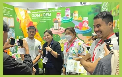 MITEYO team and buyer conversations at international exhibitions
