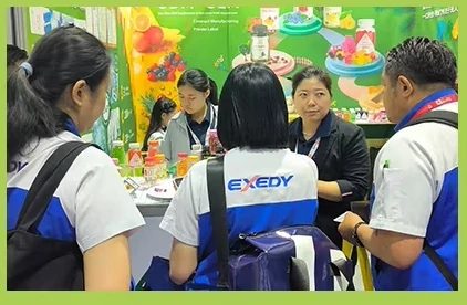MITEYO team and buyer conversations at international exhibitions