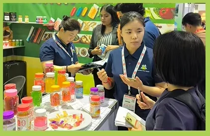 MITEYO team and buyer conversations at international exhibitions