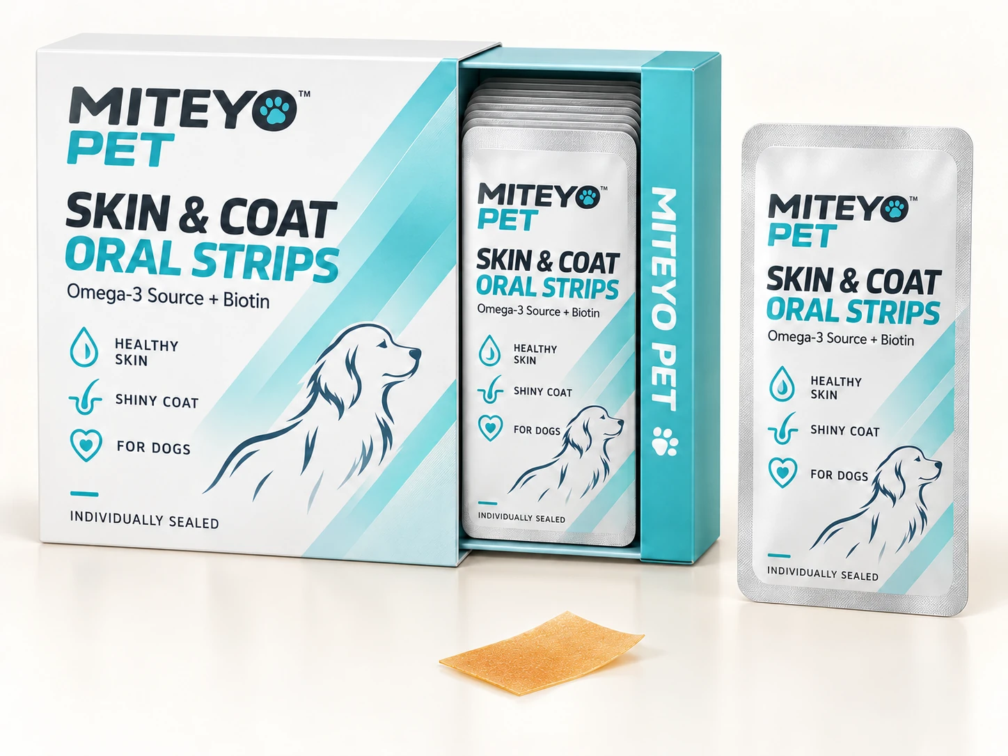 Skin & Coat Oral Film packaging presentation