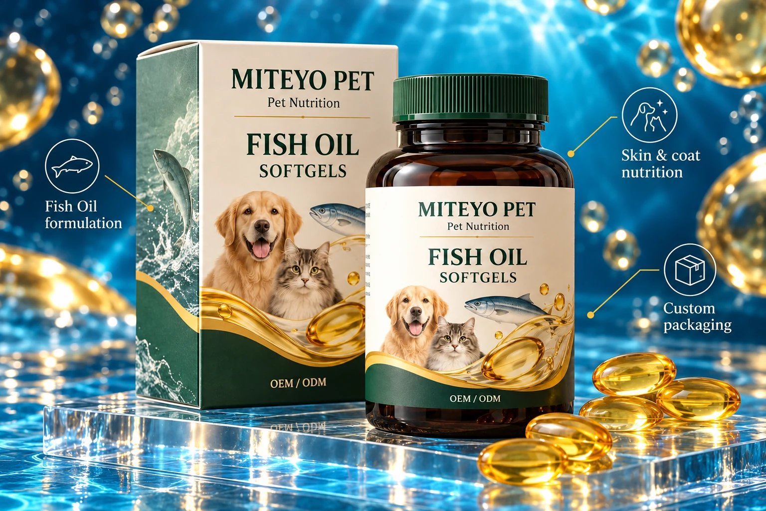 Pet Fish Oil Products: Softgels, Powders or Liquids?